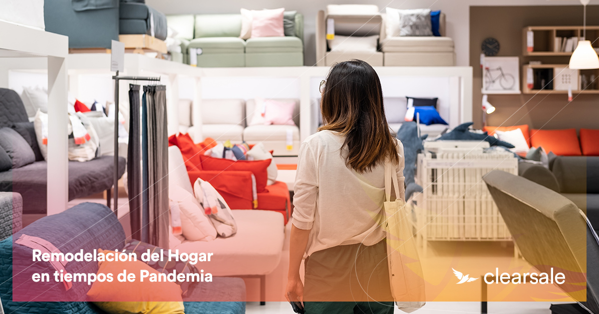 mujer en tienda de Remodelación del Hogar