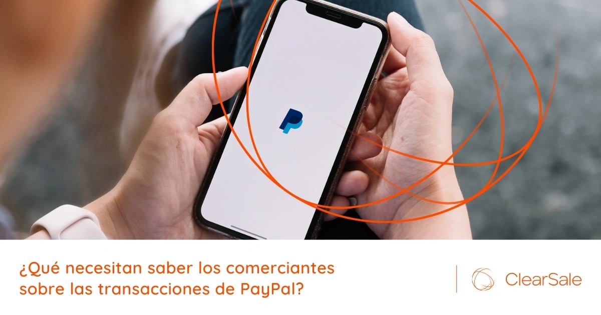 La plataforma de Paypal en un teléfono
