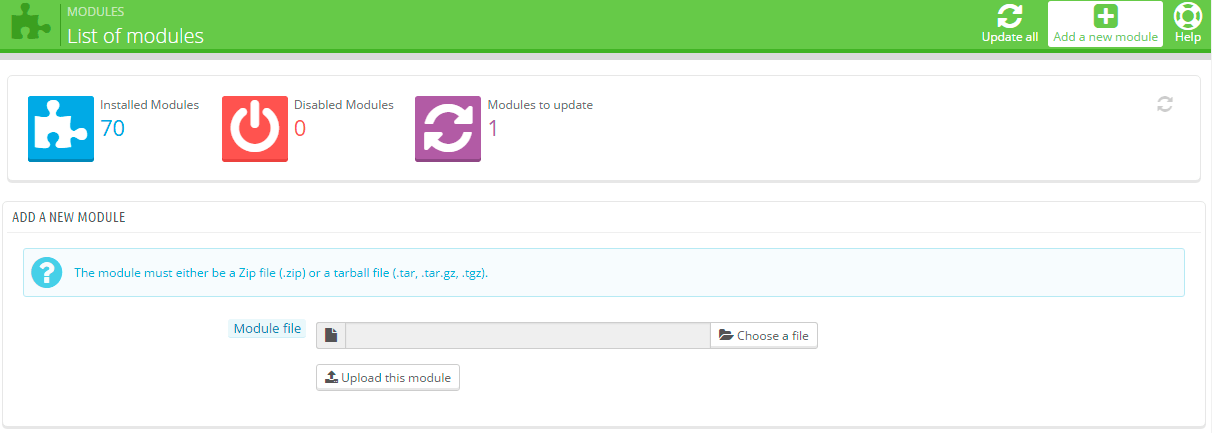 Prestashop App Store Preview