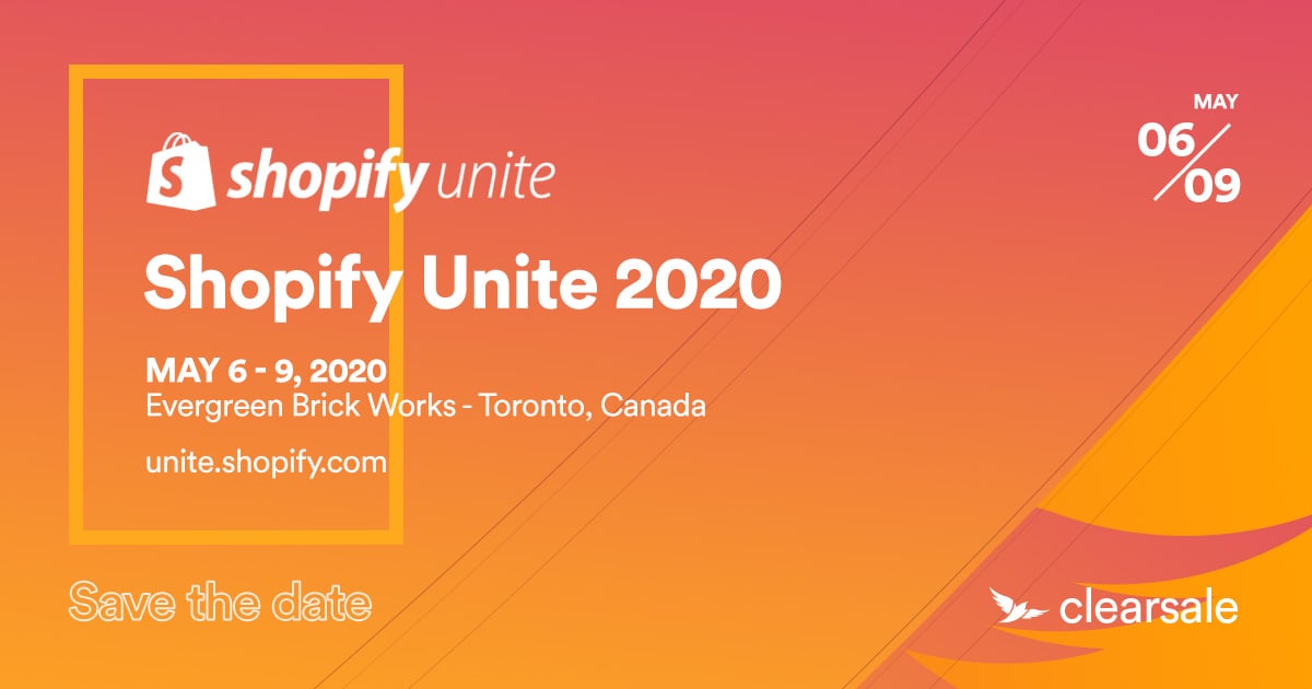 SaveTheDate - Shopify Unite 2020 -wide